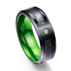 Men's Tungsten Wedding Band Different Colors