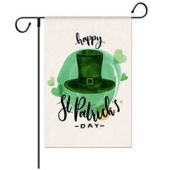 1pc St. Patrick's Day Garden Flag (without metal pole & options avail)