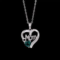 Heart MOM Pendant Necklace