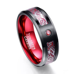 Men's Tungsten Wedding Band Different Colors