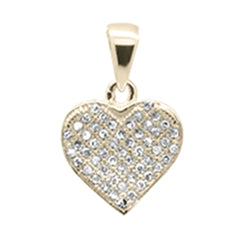 SPECIAL! .16ct 14K Gold Diamond Heart Pendant