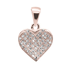 SPECIAL! .16ct 14K Gold Diamond Heart Pendant