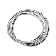 3743 - High polished Stainless Steel Interlocking Ring