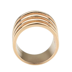 3797 - IP Rose Gold(Ion Plating) Stainless Steel Ring with NoStone in No Stone