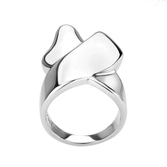 3798 - High polished (no plating) Stainless Steel Ring with NoStone in No Stone