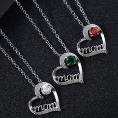 Mom Silver Pendant Necklaces