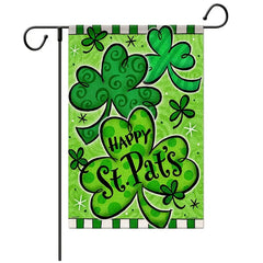 1pc St. Patrick's Day Garden Flag (without metal pole & options avail)